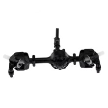 RC Car Axle 1/16 Front Bridge Axle for WPL B14 B24 C14 C24 B36, Direct Replacement Black Spare Parts