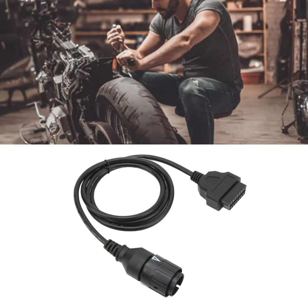 10Pin Male To 16Pin Female Obd2 Adapter Cable For Icom D Motorcycles 9431389606841