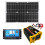 25W Solar Panel + 6000W Inverter 12V-110/220V LCD 3