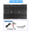 25W Solar Panel + 6000W Inverter 12V-110/220V LCD 4