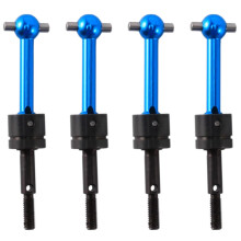 RC Universal Drive Shaft 4Pcs for Tamiya TT01 TT02 TA04 1/10 RC Car, Metal CVD Upgrade Set with Enhanced Power Transfer