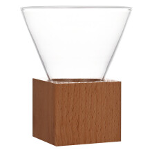 Cană de cafea din sticlă borosilicată, 200 ml, groasă și durabilă