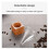 Ceașcă de cafea din sticlă borosilicată 200 ml 4