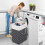 75L Foldable Laundry Basket with Waterproof Coating 3