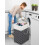 75L Foldable Laundry Basket with Waterproof Coating 5