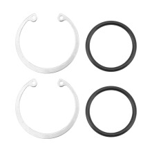Anello di serraggio a C, O-ring, anello a molla per sostituzione valvola di sfogo, adattatore flange turbo