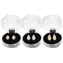 Vampire Fangs 3 Style Set Realistic Fake Teeth for Halloween Cosplay and Party