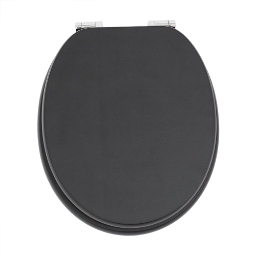 RTS Black MDF Soft Close Toilet Seat
