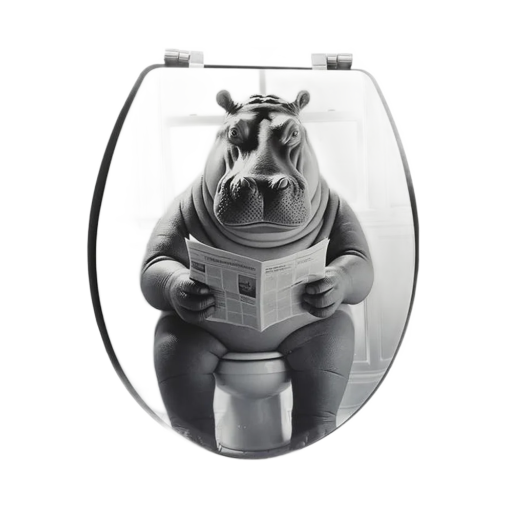 Hippo Mdf Toilet Seat 5055724601960