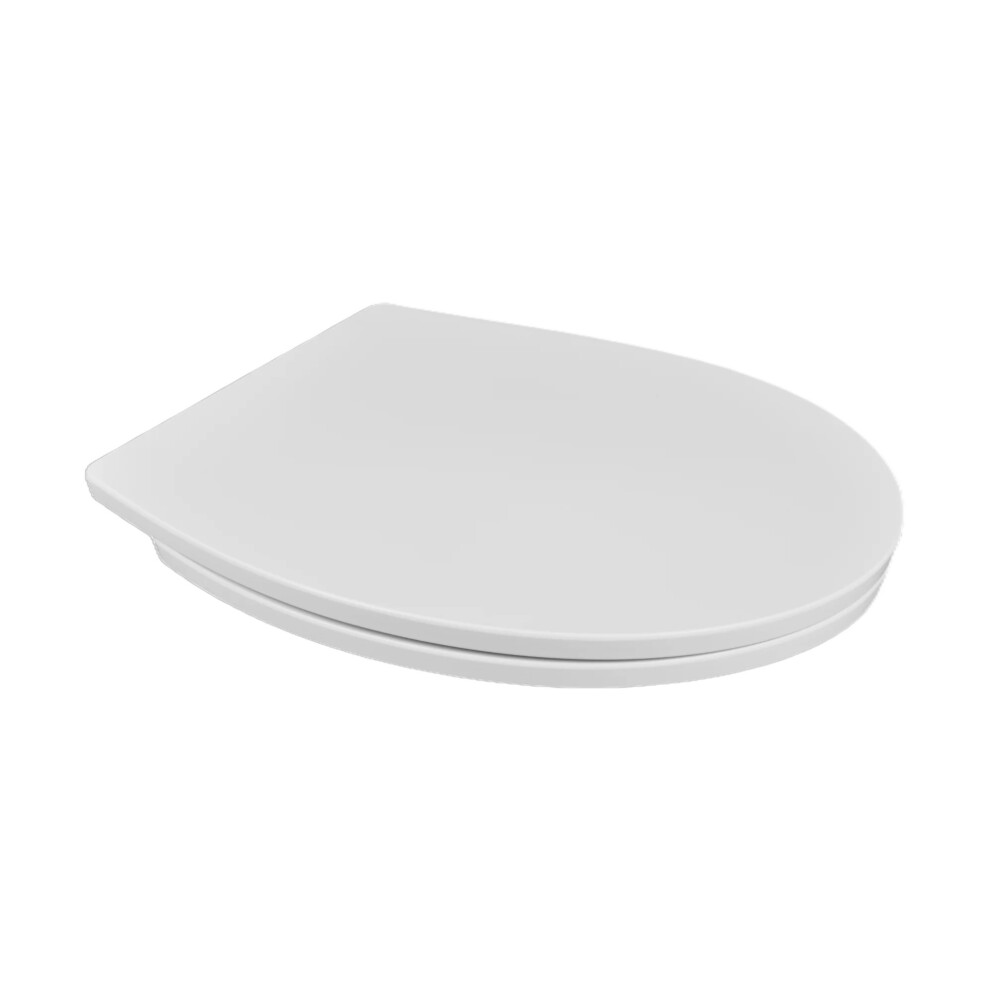 Rts Duroplast Oval Toilet Seat 390 Mm Wide With Soft-Close Metal Hinge 5055724601953