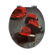 RTS Rose Petals Soft Close Toilet Seat