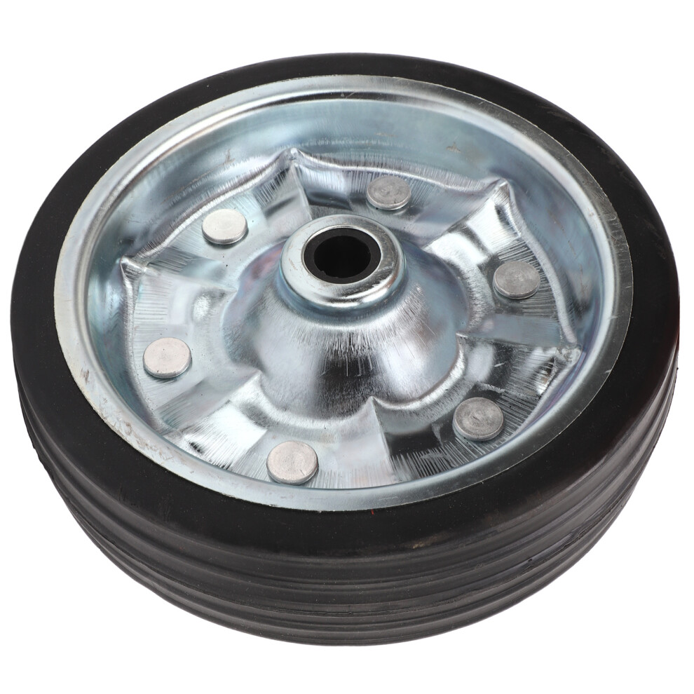 Rv Jack Guide Wheel 200Mm Iron/Rubber 1100Lbs Towing Trailer 6931389610273