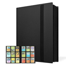 540 Pocket Trading Card Binder with Strap, 9Pocket Side Loading Card Holder Album for TCG and Sports Cards