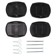 4PCS Wheel Jack Support Pads for RV Trailer Caravan, 4.5cm x 4.5cm