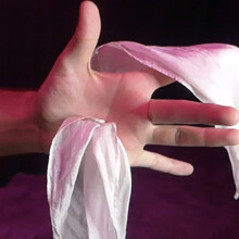 The Silk Magic Tricks Silk Pass The Hand Magic for Magicians Close up lllusions Gimmicks Mentalism Props (Large)