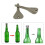 Magic Folding Key Trick Prop for Magicians, Foldable Design, Instant Visual Illusion, Gift Idea 4