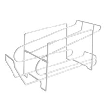 Stackable Soda Can Organizer, Carbon Steel, White, 39.5x