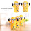 Automatic Toothpaste Dispenser with Toothbrush Holder, ABS, 3