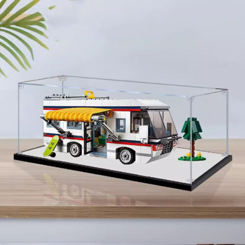 Acrylic Display Box for  31052 Camper, Mirror Version 3mm Dustproof Transparent Display Case 1
