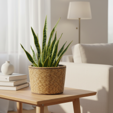 (XH23-183 Small) Nordic Woven Grass Plant Pot for Home Decor