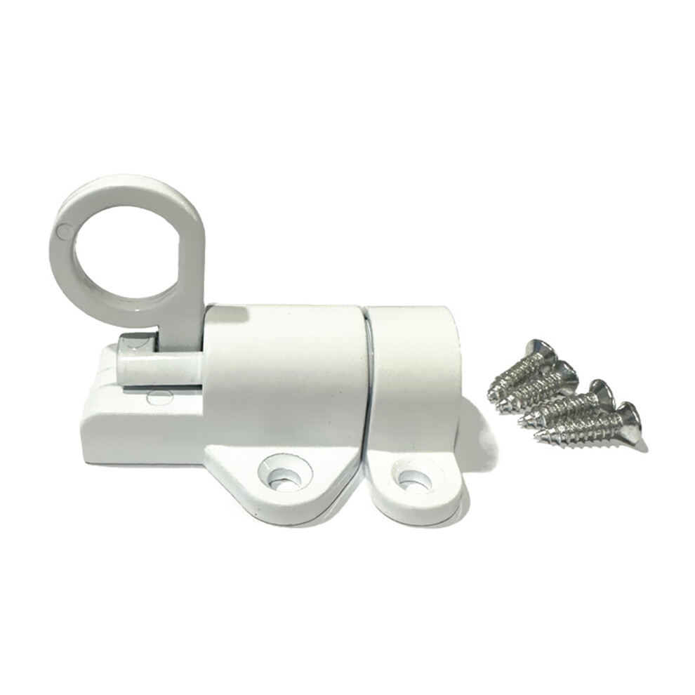 (White) Slide Bolt Latch For Door Lock Hardware 6481414440684