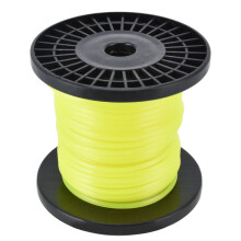Fio de nylon amarelo de 3 mm para roçadeiras Husqvarna, STIHL e Ryobi.