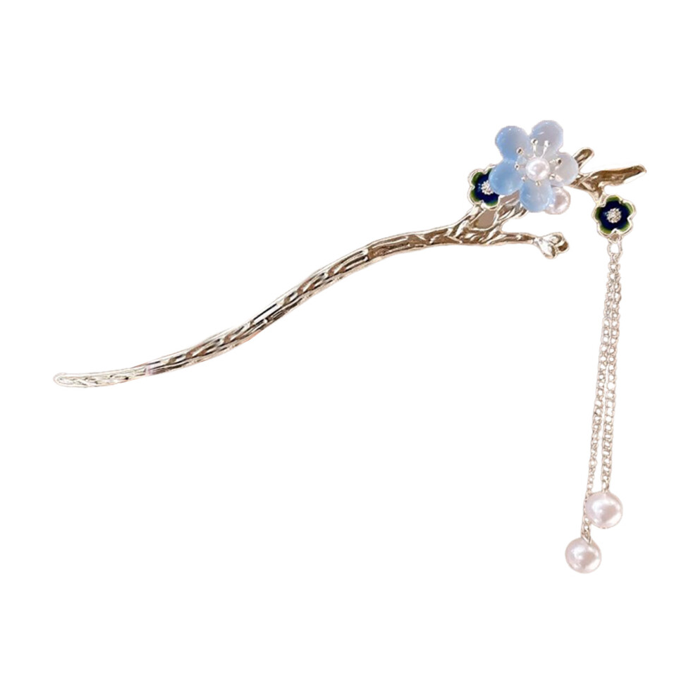 Roc-Electron (14#) Chinese Floral Hairpin - Alloy Hair Sticks