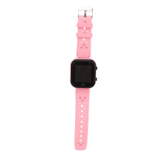 Kinder Smartwatch IP67 wasserdicht 1,44" pinkes Touchscreen Tracking-Uhr