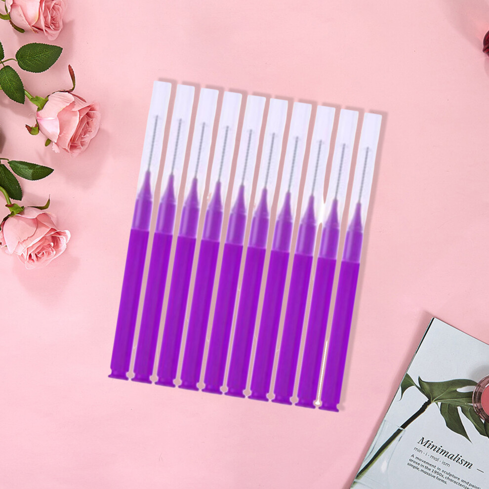 Reach-Tools (Purple) 3-Color Bendable Interdental Brushes, 10Pcs