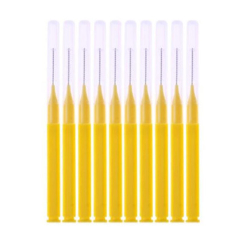 Reach-Tools (Yellow) 3-Color Bendable Interdental Brushes, 10Pcs