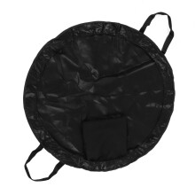 Waterproof Foldable Wetsuit Changing Mat with Storage Bag, All Black