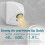 600W Automatic Touchless Hand Dryer - White, Compact, Low Noise 1