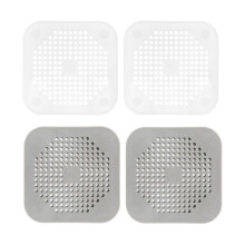 Silicone Shower Drain Hair Catcher14.5x14.5cm
