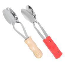 Colored Wooden Musical Spoons for Kids, Easy Grip Percussion Set with Clear Sound and Durable Finish
