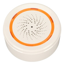 Smart Siren Alarm 90dB with Light Sensor, Wireless Zigbee Home Security