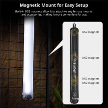 Ulanzi UA20 Lampe à Tube à Air 20 W Bicolore Pliable et Portable pour Diffusion en Direct et Éclairage Extérieur