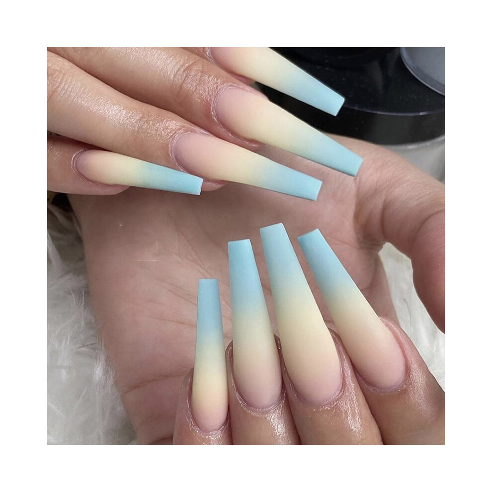 Dachuang Beauty 24Pcs Gradient Press-On Nails With Designs