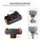 Adapter Base for  Action5 Pro/4/3 Dual Interface Plate Magnetic Quick Release Base Folding Dock 4