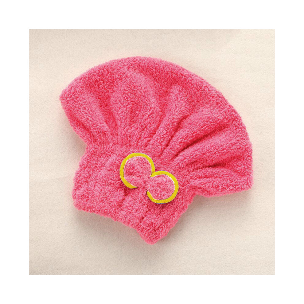 Roc-Electron (Red) Quick Dry Microfiber Hair Towel Cap