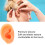 Silicone Right Ear Model for Piercing & Display, Reusable, Flexible 3