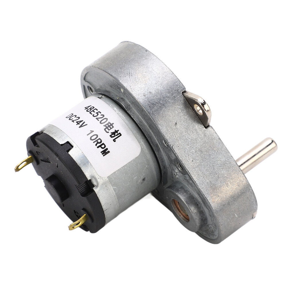 Dc24v Aluminum Alloy Self Locking Gear Motor 10Rpm Brass Coil 48E520 4641389619757