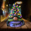 Hand-Painted Resin Halloween Tree Decoration with Lights 4