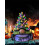 Hand-Painted Resin Halloween Tree Decoration with Lights 6