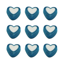 (C) Pastel Acrylic Heart Beads for DIY Bracelets - 200pcs