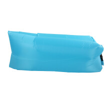 Himmelblauer aufblasbarer Lounger Air Sofa – Tragbares, 188 cm langes, faltbares Sofa