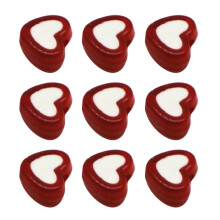 (G) Pastel Acrylic Heart Beads for DIY Bracelets - 200pcs