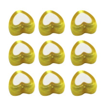 (F) Pastel Acrylic Heart Beads for DIY Bracelets - 200pcs