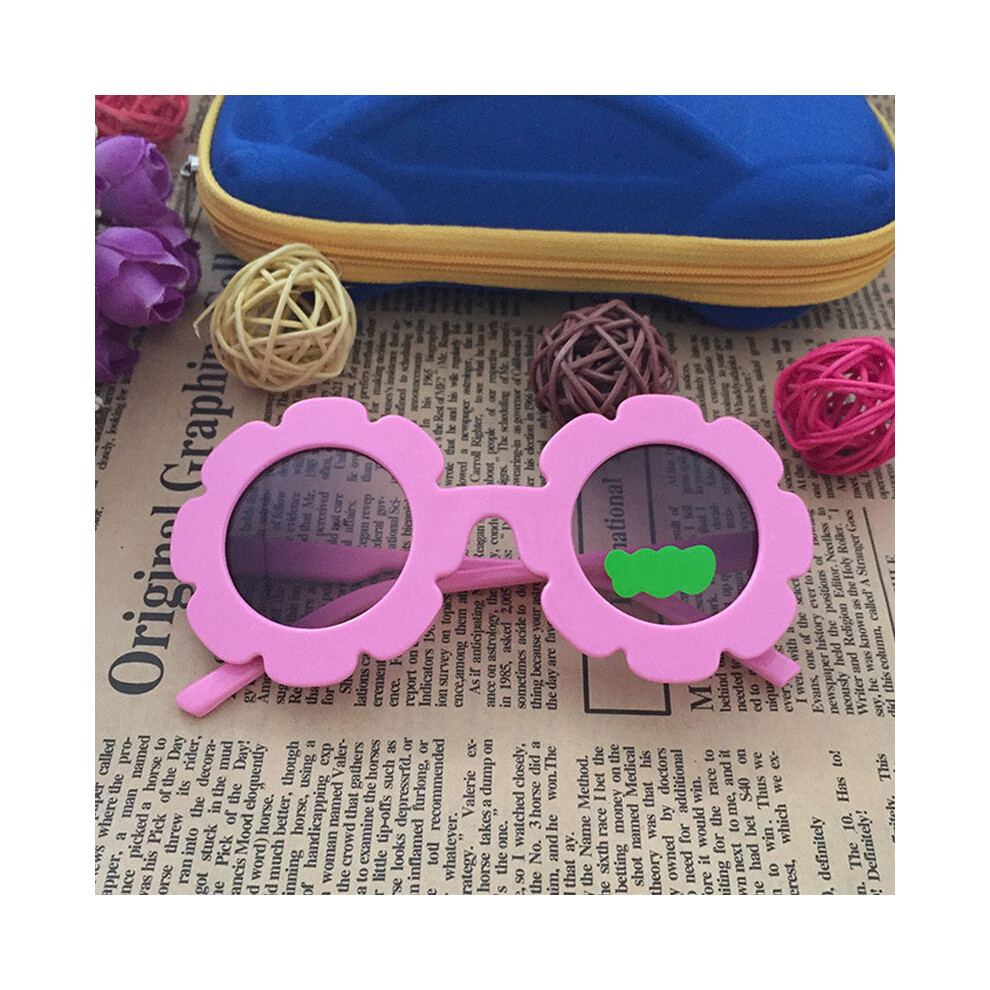 Roc-Electron Pink (Pink) Kids Uv400 Sunflower Sunglasses For Girls
