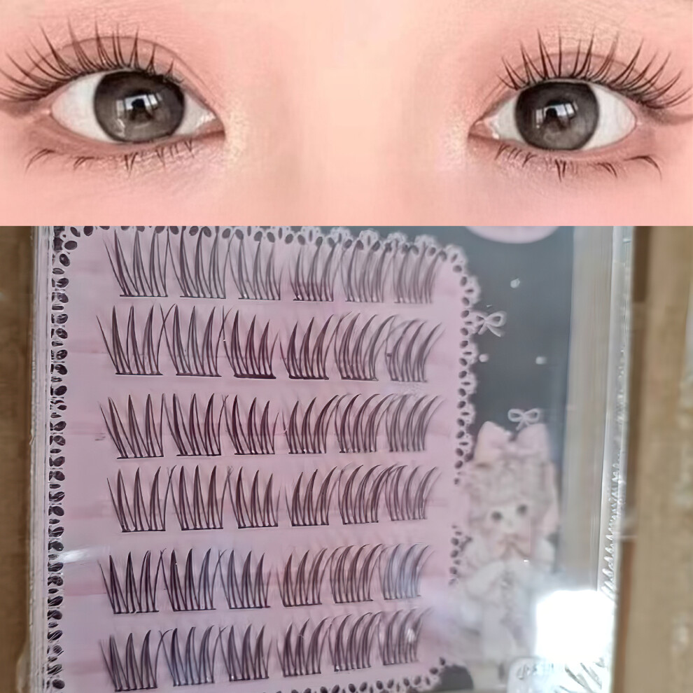 Reach-Tools (G) Fluffy Natural Fake Eyelashes For Women, Daily & Party Wear