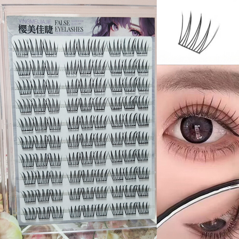 Reach-Tools (F) Fluffy Natural Fake Eyelashes For Women, Daily & Party Wear